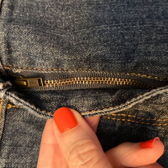 SOFT! Gently worn, straight-leg, cuffed Randolph Duke SPIRITED Jeans! Size 12 - Picture 3 of 13